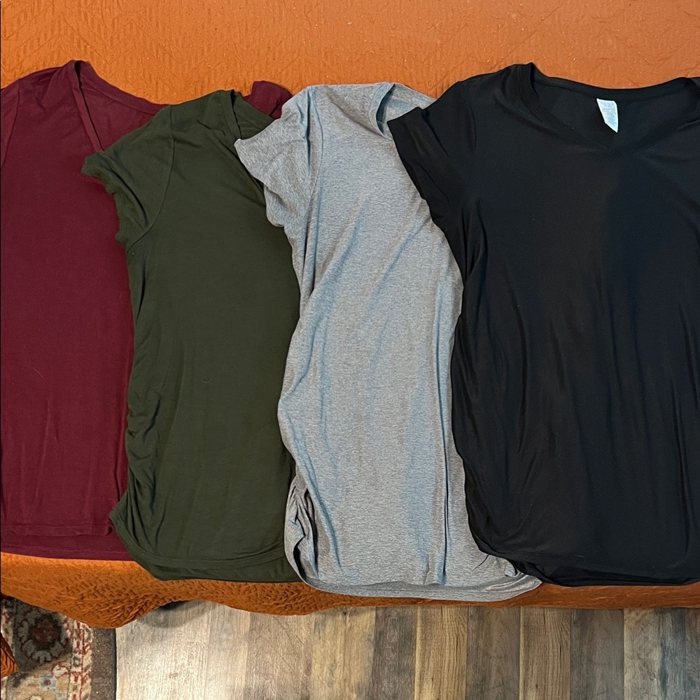 Motherhood Short Sleeve Tees - Black, Gray, Green, and Red